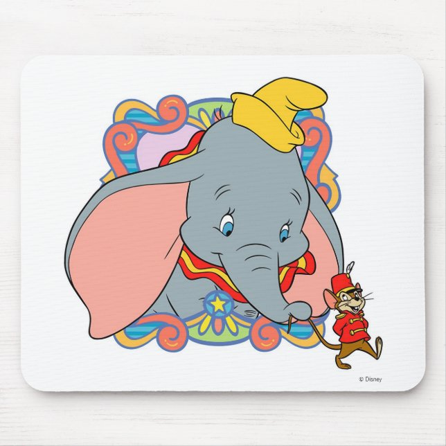  Dumbo is smiling Mouse Pad (Front)