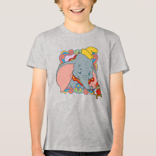 Dumbo is smiling Tri-Blend Shirt