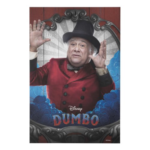 Dumbo  Max Medici Theatrical Art Faux Canvas Print