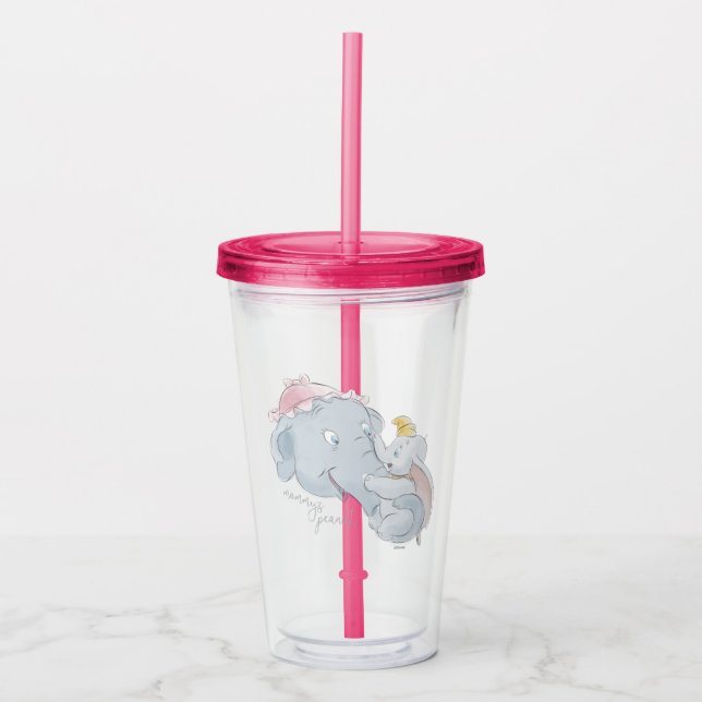 Dumbo | Mommy's Peanut Acrylic Tumbler (Front)