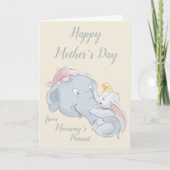 Dumbo | Mommy's Peanut Card by dumbo at Zazzle