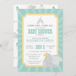 Dumbo | Neutral Baby Shower Invitation