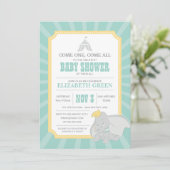Dumbo | Neutral Baby Shower Invitation (Standing Front)
