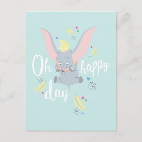 Dumbo  Oh Happy Day Postcard