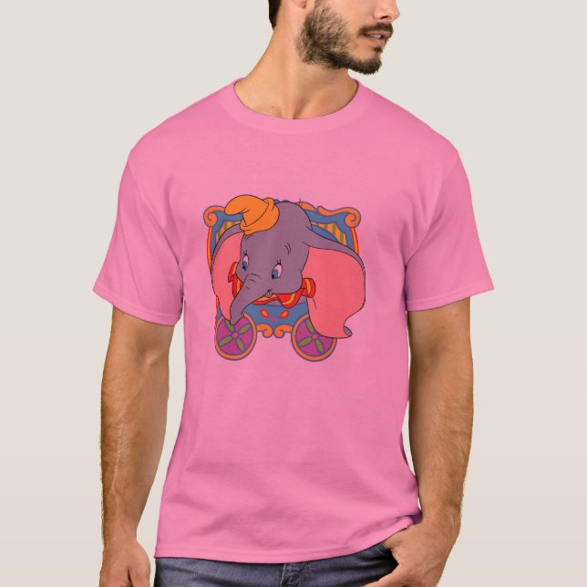 Dumbo sitting in a trolley T-Shirt (Front)