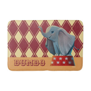 Dumbo   Smiling Atop Circus Podium Bath Mat