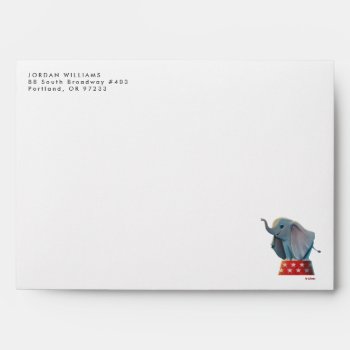 Dumbo | Smiling Atop Circus Podium Envelope by dumbo at Zazzle