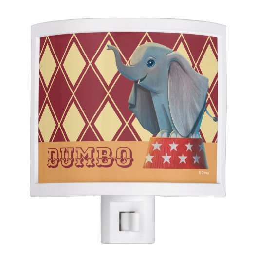 Dumbo | Smiling Atop Circus Podium Night Light (Front)