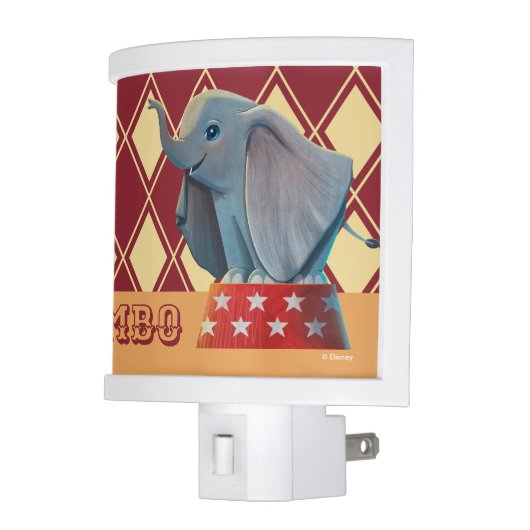 Dumbo | Smiling Atop Circus Podium Night Light (Left)