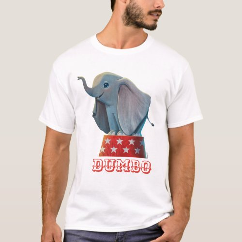 Dumbo  Smiling Atop Circus Podium T_Shirt