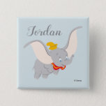 Dumbo Soaring Through The Sky Button at Zazzle