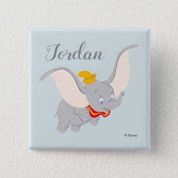 Dumbo Soaring Through The Sky Button by dumbo at Zazzle