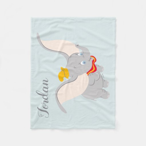 Dumbo Soaring Through the Sky Fleece Blanket Zazzle