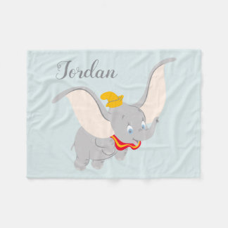 Dumbo Soaring Through the Sky Fleece Blanket