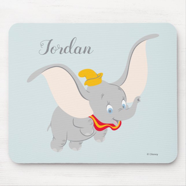 Dumbo Soaring Through the Sky Mouse Pad (Front)