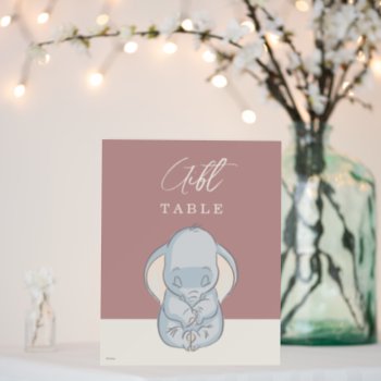 Dumbo & Stork Over The Moon Baby Shower Gift Table Foam Board by dumbo at Zazzle