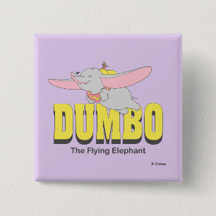 Dumbo the Flying Elephant Button