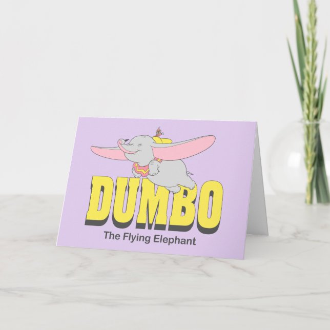 Dumbo the Flying Elephant Card (Front)