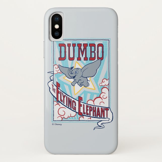 Dumbo | "The Flying Elephant" Circus Art Case-Mate iPhone Case (Back)
