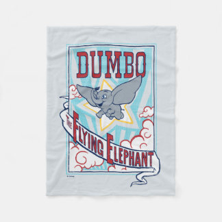 Dumbo | "The Flying Elephant" Circus Art Fleece Blanket