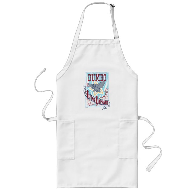 Dumbo | "The Flying Elephant" Circus Art Long Apron (Front)