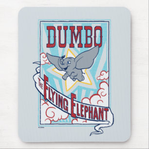 Dumbo "The Flying Elephant" Circus Art Mouse Pad