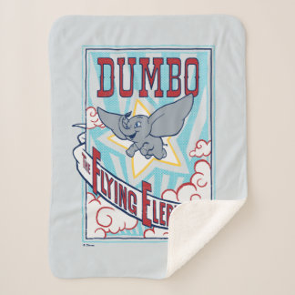 Dumbo | "The Flying Elephant" Circus Art Sherpa Blanket