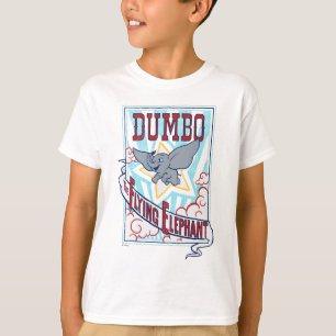 Dumbo   "The Flying Elephant" Circus Art T-Shirt