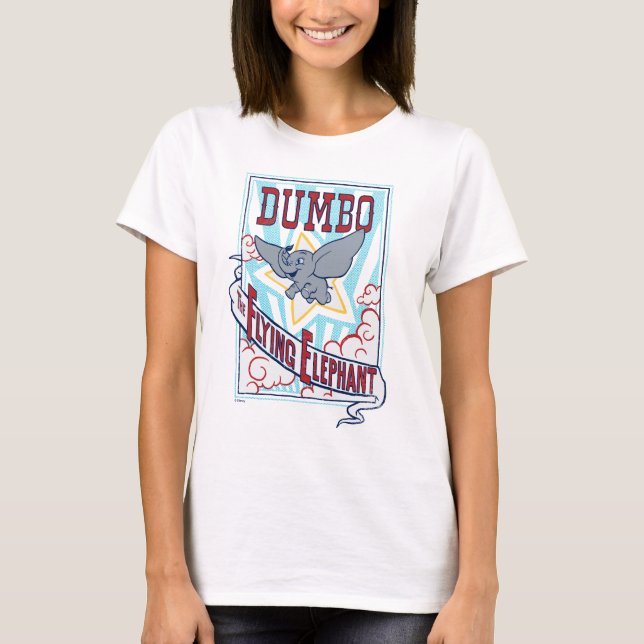 Dumbo | "The Flying Elephant" Circus Art T-Shirt (Front)