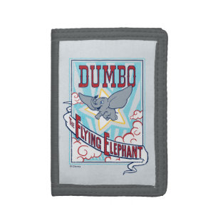 Dumbo "The Flying Elephant" Circus Art Tri-fold Wallet