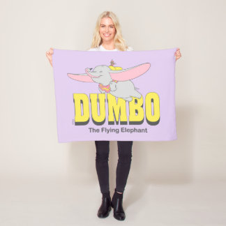 Dumbo the Flying Elephant Fleece Blanket