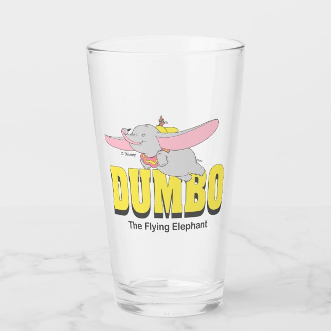 Dumbo the Flying Elephant Glass (Front)