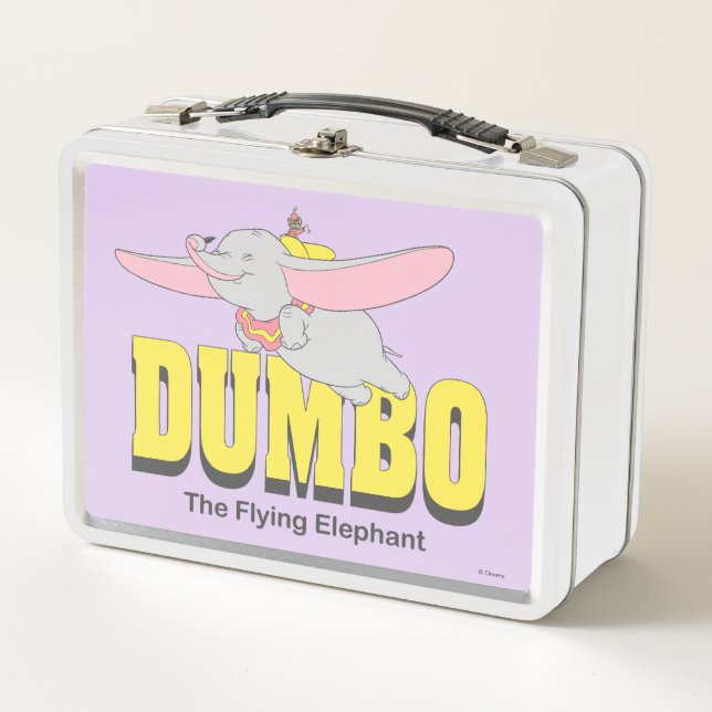 Dumbo the Flying Elephant Metal Lunch Box (Front)