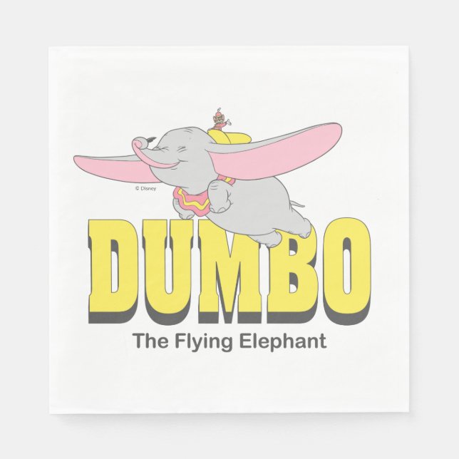 Dumbo the Flying Elephant Napkins (Front)