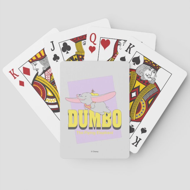 Dumbo the Flying Elephant Poker Cards (Back)