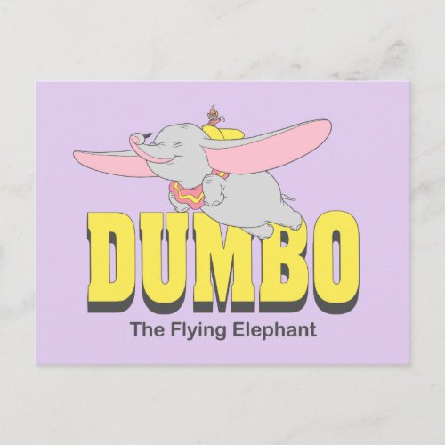 Dumbo the Flying Elephant Postcard