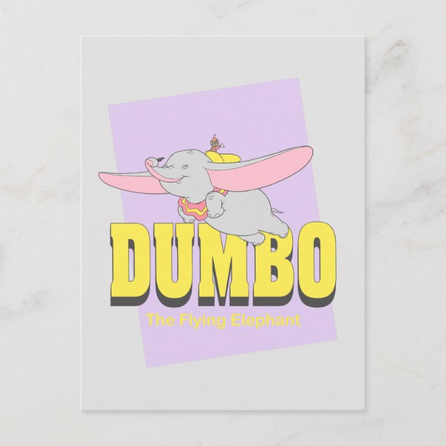 Dumbo the Flying Elephant Postcard (Front)