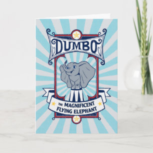 Dumbo The Magnificent Flying Elephant Circus Art Card