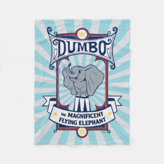 Dumbo | The Magnificent Flying Elephant Circus Art Fleece Blanket