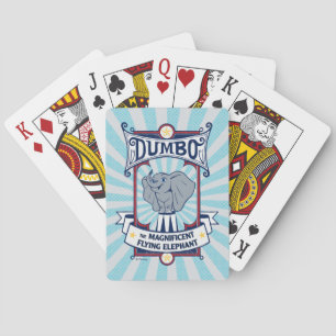 Dumbo The Magnificent Flying Elephant Circus Art Poker Cards