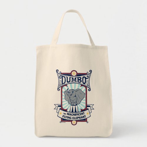 Dumbo  The Magnificent Flying Elephant Circus Art Tote Bag