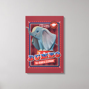 Dumbo   "The Miracle Elephant" Circus Art Canvas Print