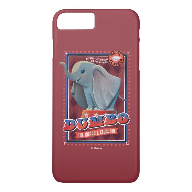 Dumbo | "The Miracle Elephant" Circus Art Case-Mate iPhone Case (Back)
