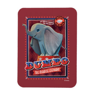 Dumbo "The Miracle Elephant" Circus Art Magnet