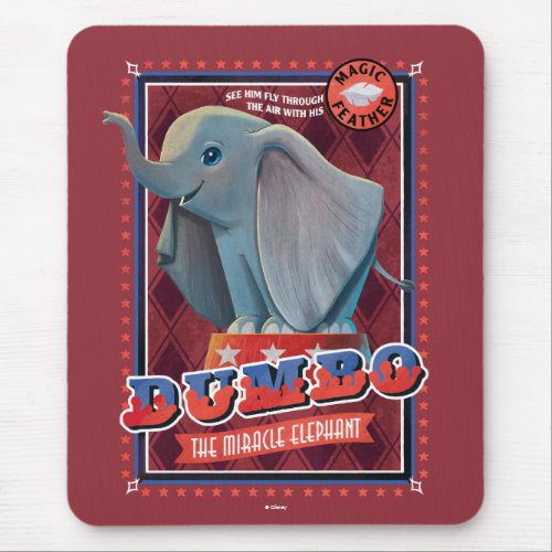 Dumbo  The Miracle Elephant Circus Art Mouse Pad