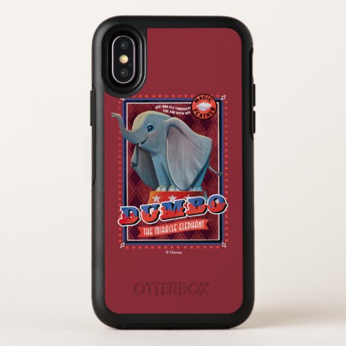 Dumbo  The Miracle Elephant Circus Art OtterBox Symmetry iPhone X Case
