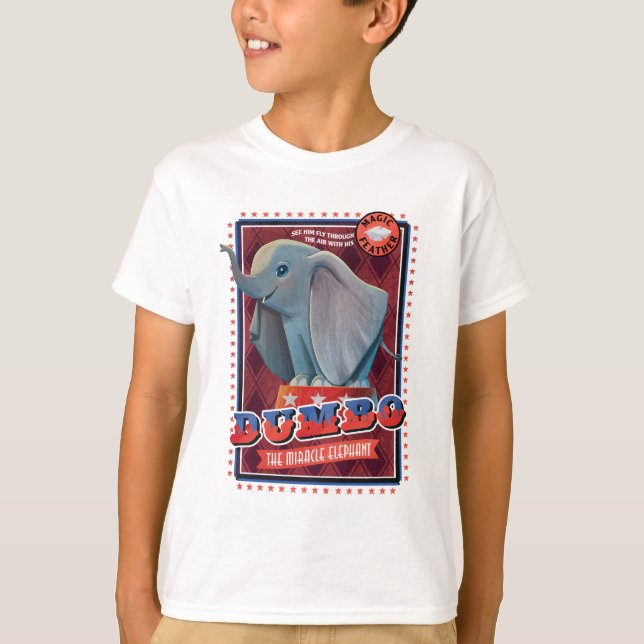 Dumbo | "The Miracle Elephant" Circus Art T-Shirt (Front)