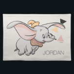 Dumbo Tribal Design Cloth Placemat<br><div class="desc">This fun tribal design feature's Dumbo and colorful triangles.</div>