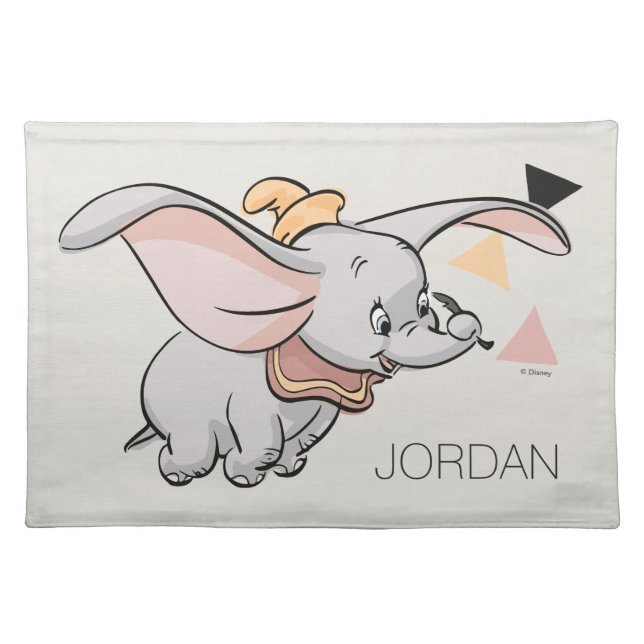 Dumbo Tribal Design Cloth Placemat (Front)