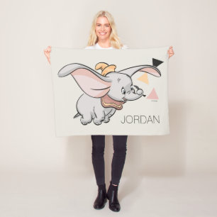 Dumbo Tribal Design Fleece Blanket
